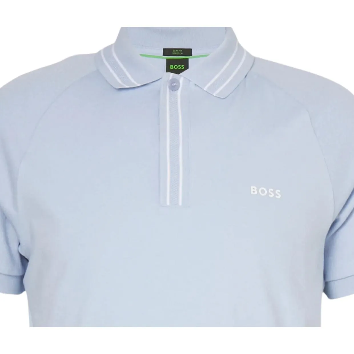 BOSS Slim Fit Paule 2 Blue Polo Shirt