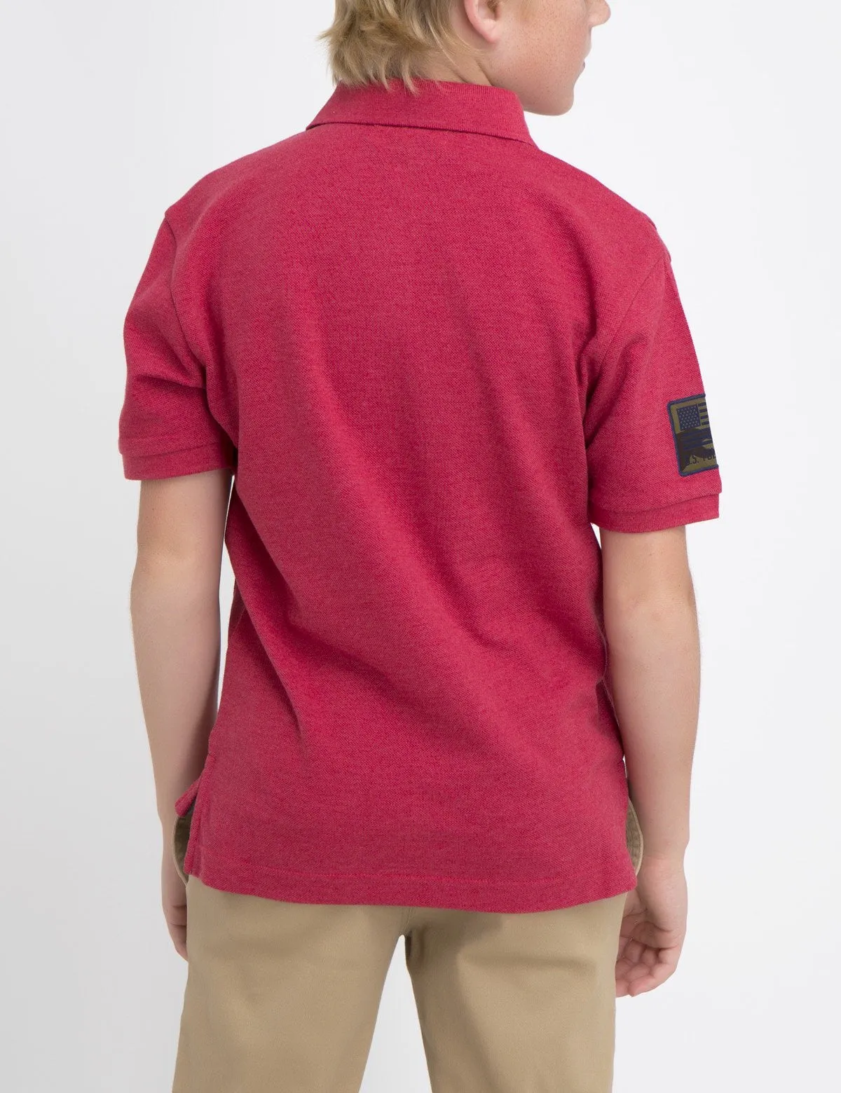 BOYS CHEVRON POLO SHIRT