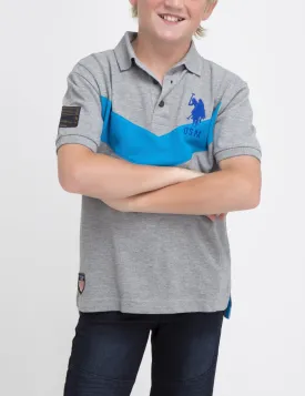 BOYS CHEVRON POLO SHIRT
