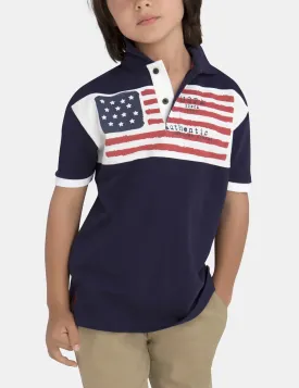 BOYS FLAG POLO SHIRT