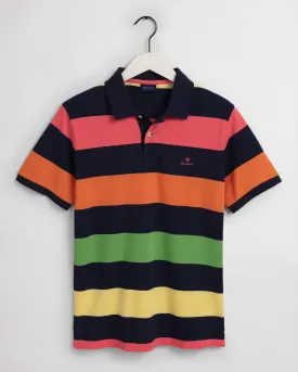 BRETON STRIPE PIQUE SS RUGGER