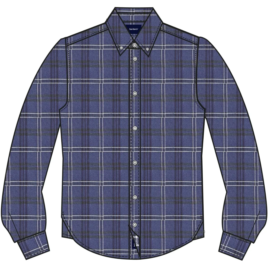 Carson Shirt - SR Navy / White Check