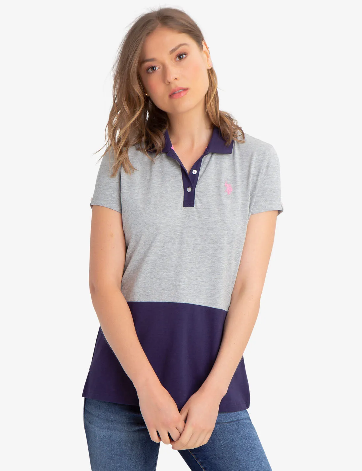 COLORBLOCK POLO SHIRT