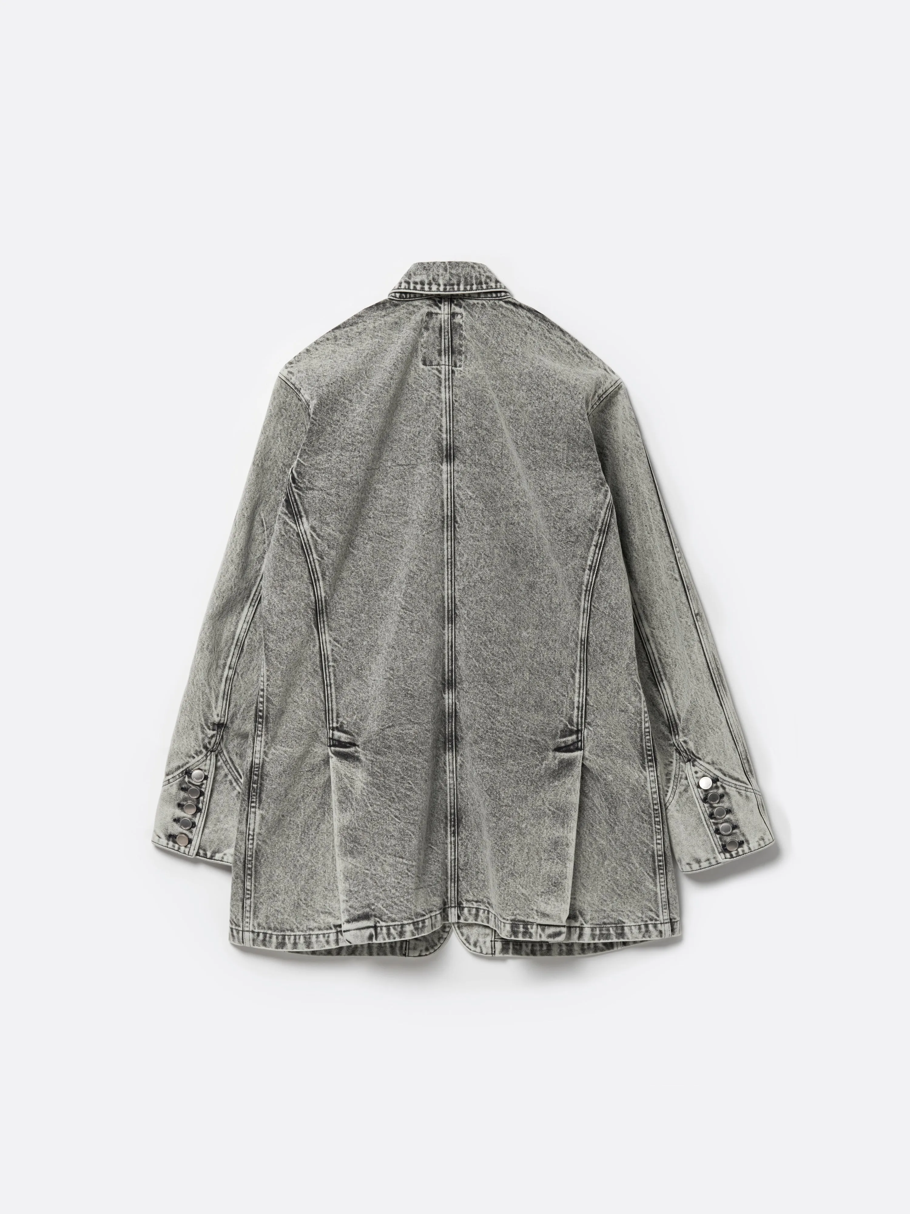 DENIM PRISONER COVERALL JACKET .12【LUNA WHITE】