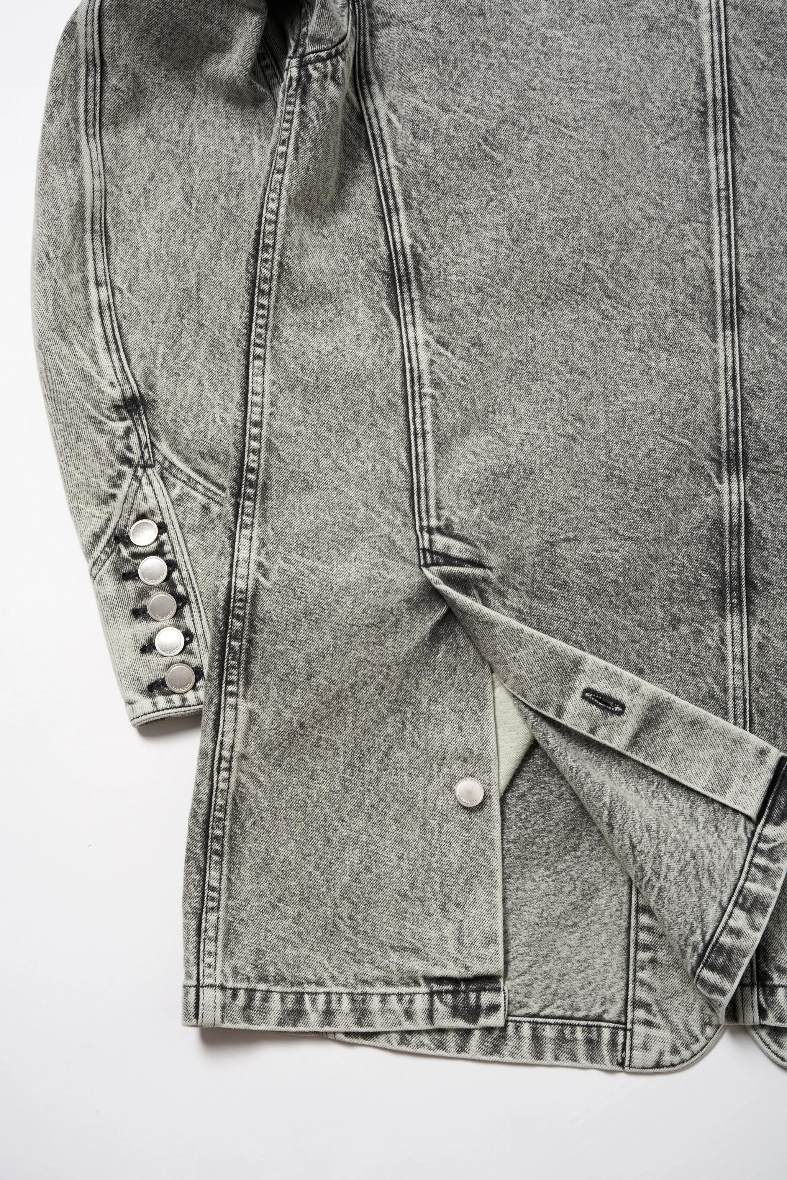 DENIM PRISONER COVERALL JACKET .12【LUNA WHITE】