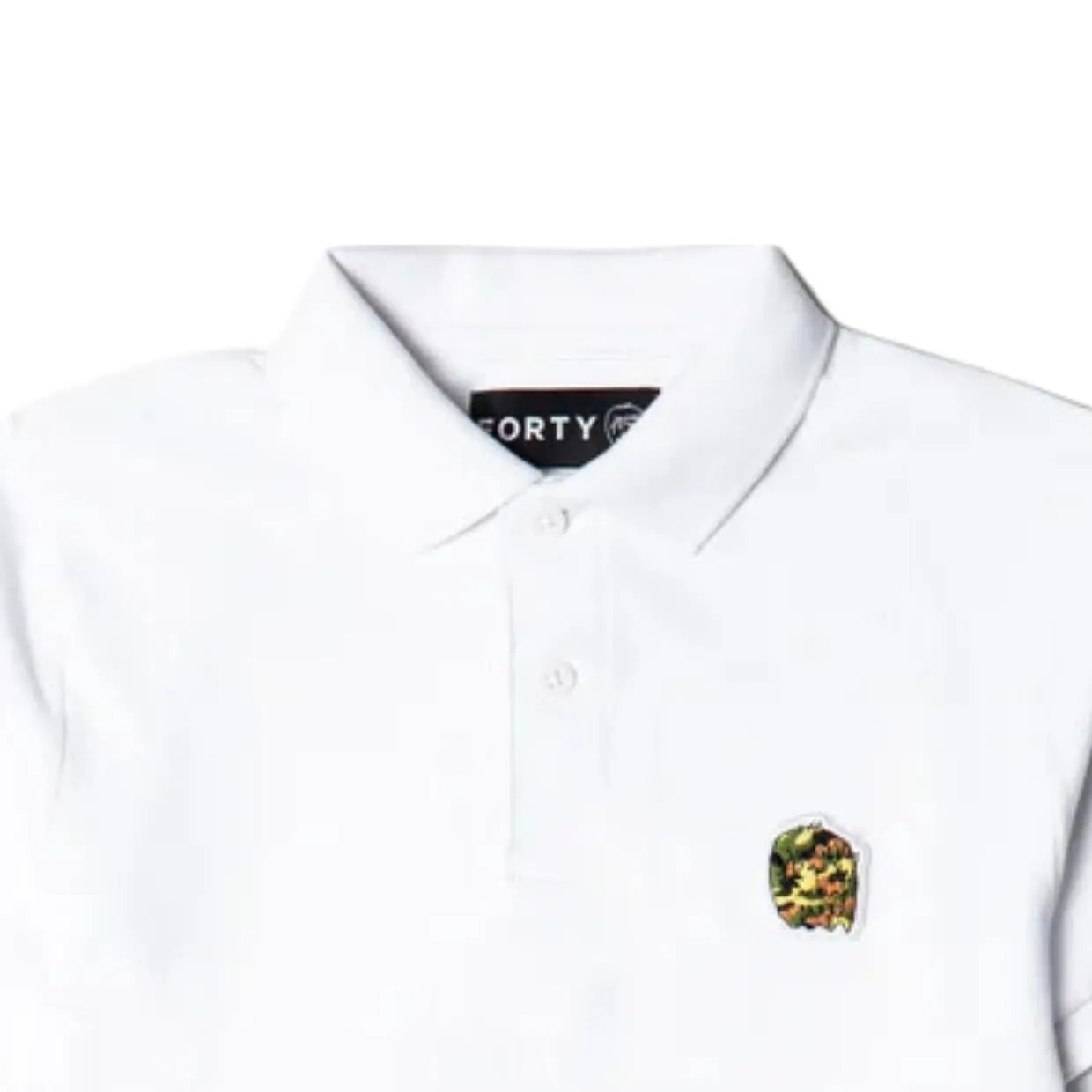 Forty Kids Draper White Polo Shirt