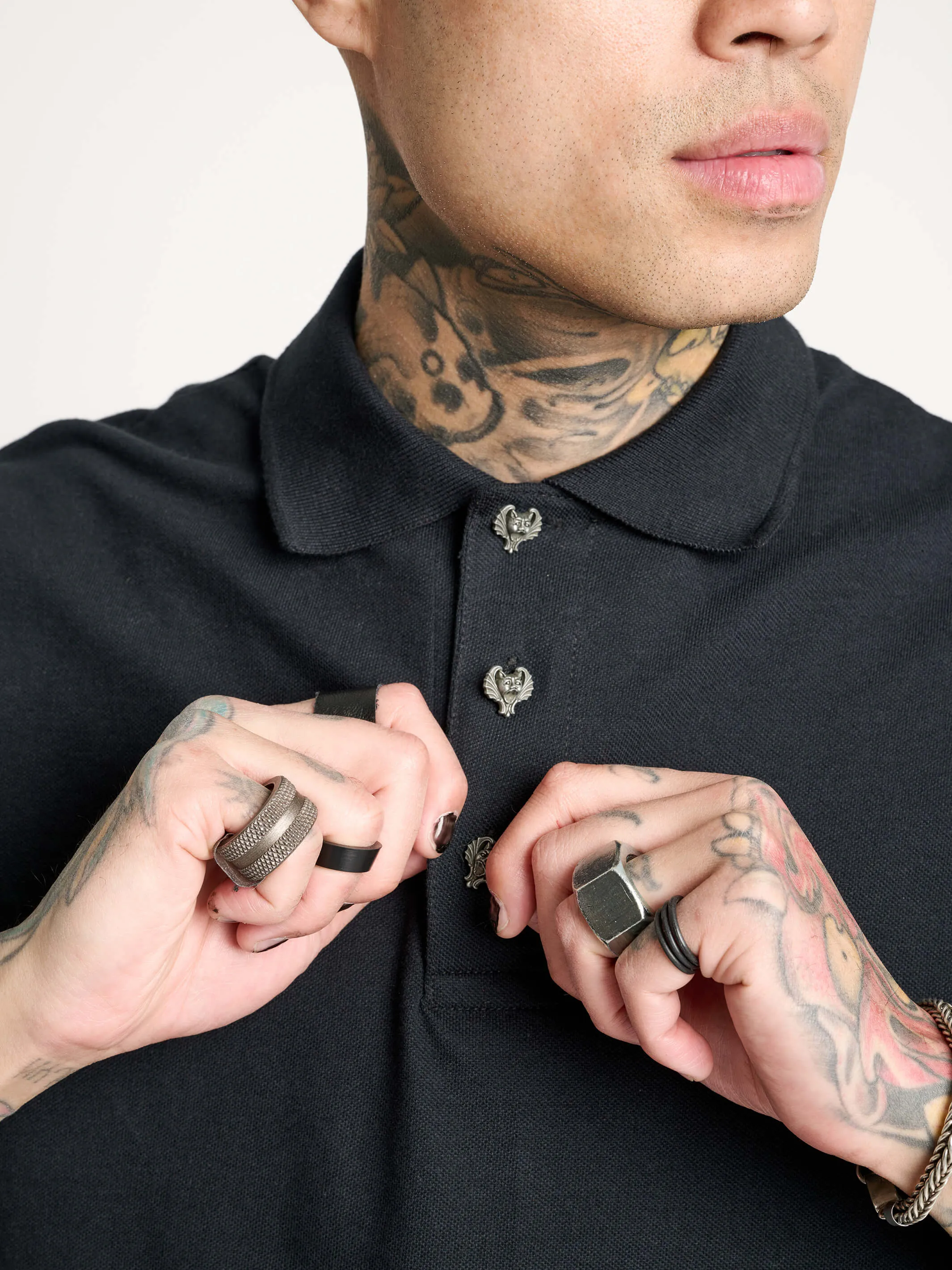 Gargoyle Button Polo