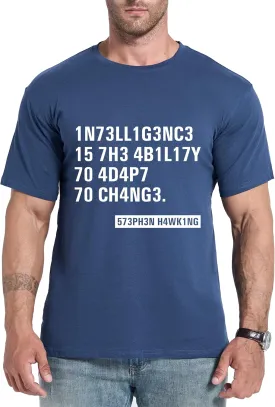 Geek Intelligence Funny Shirts for Men Graphic T-Shirts - Science T-Shirt Funny Tee Cotton S-5XL