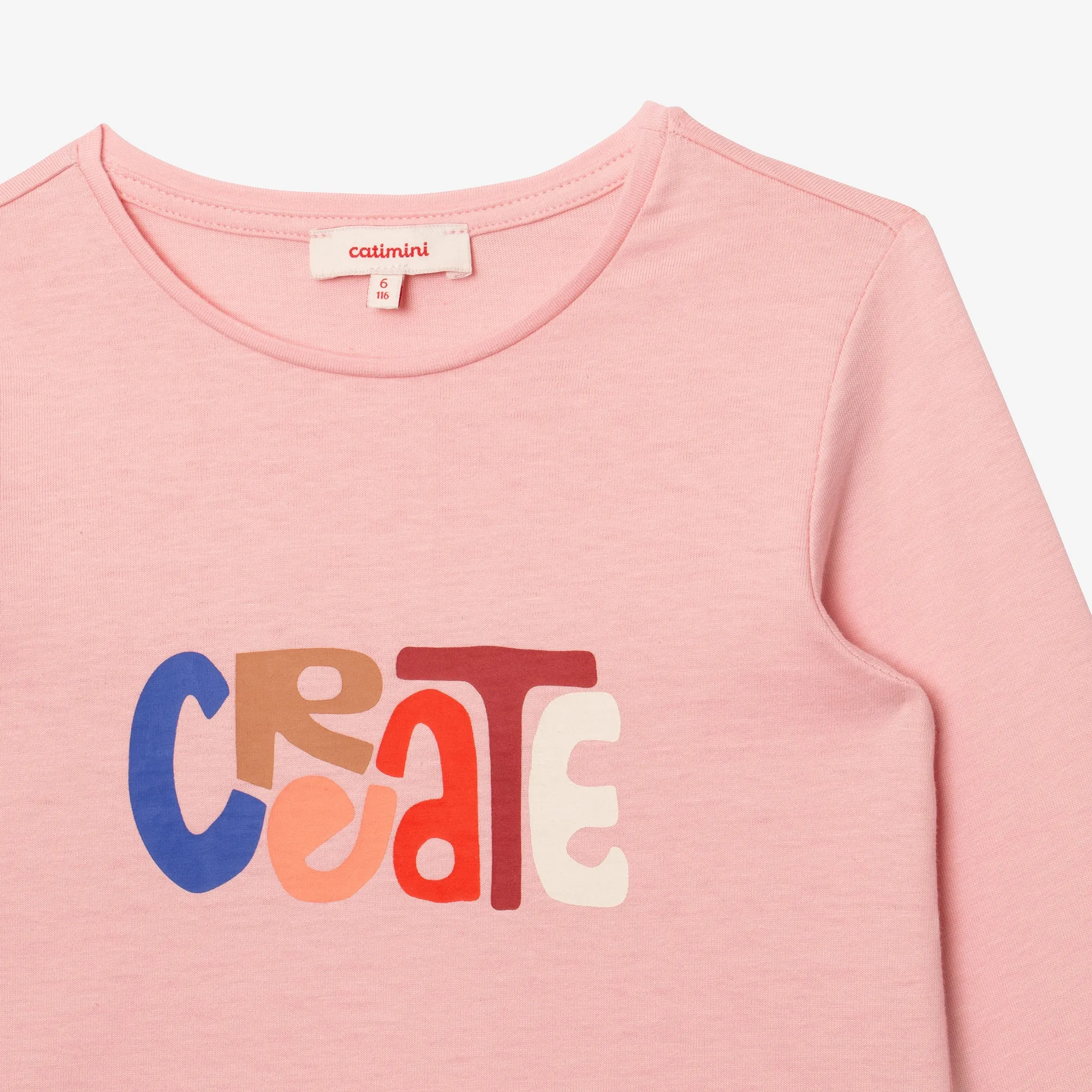 Girls' blush T-shirt