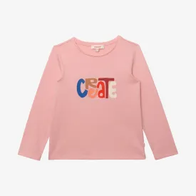 Girls' blush T-shirt