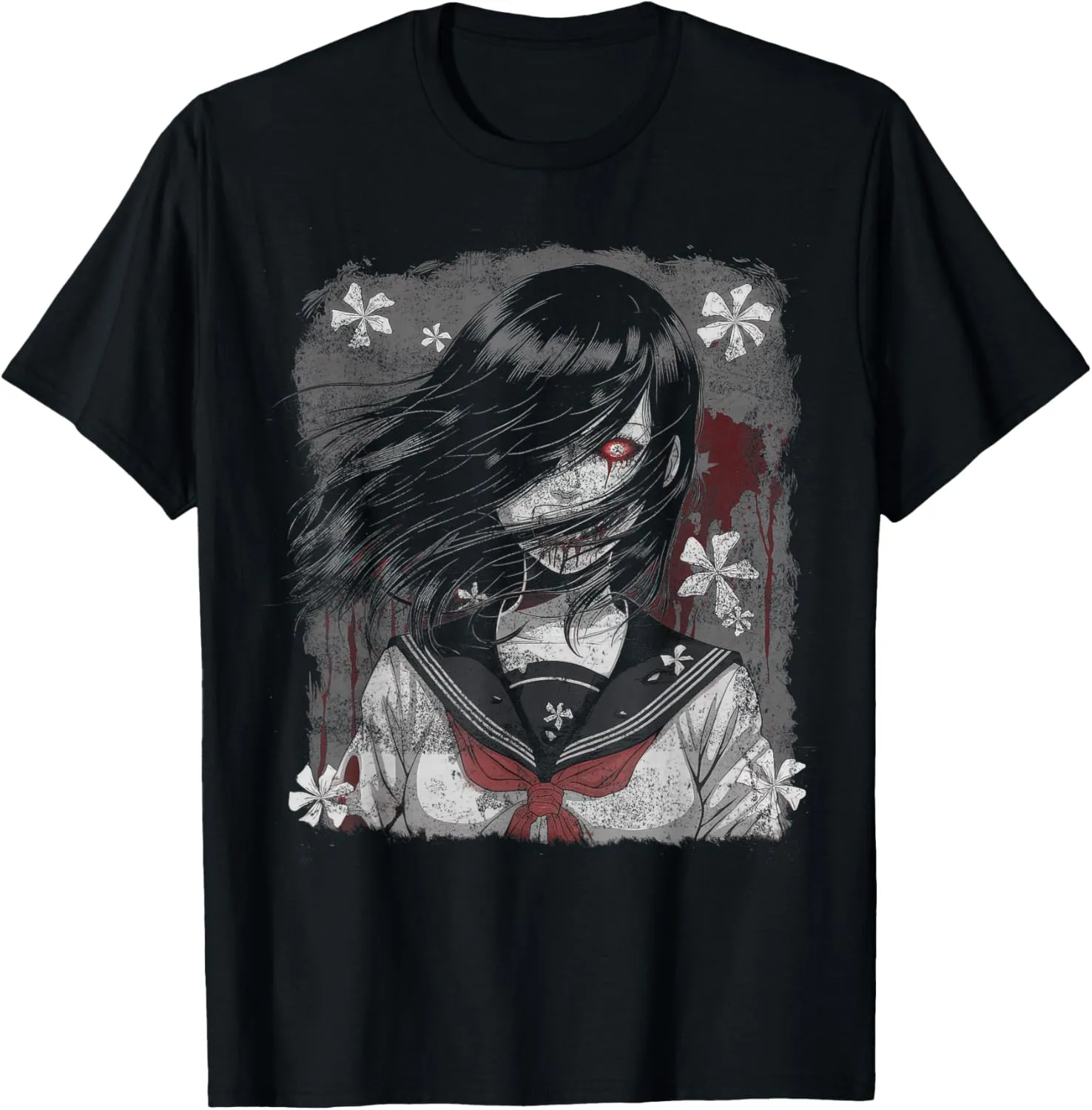 Goth Gothic T-Shirt - Women, Children - Black - Small - Short Sleeve - T-Shirt - Gothic - Emo, Horror Fans