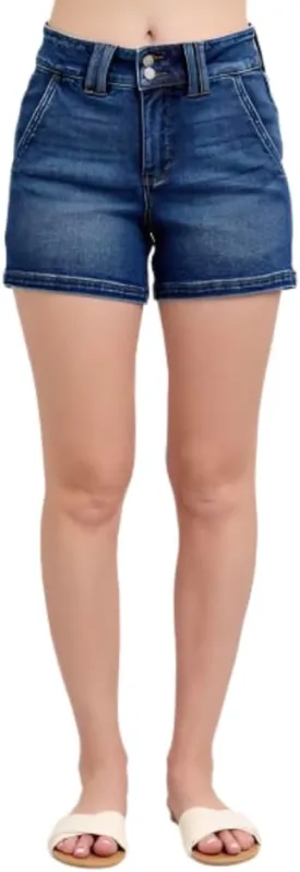 Judy Blue Double Button Denim Shorts