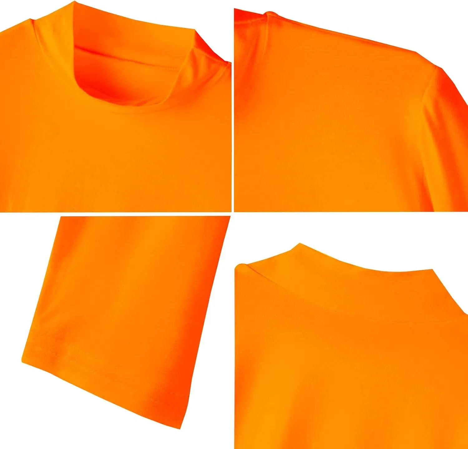 LONGBIDA Women's Long Sleeve Mock Neck Pure Soft Thin Sexy Stretch Crop TOP T Shirt