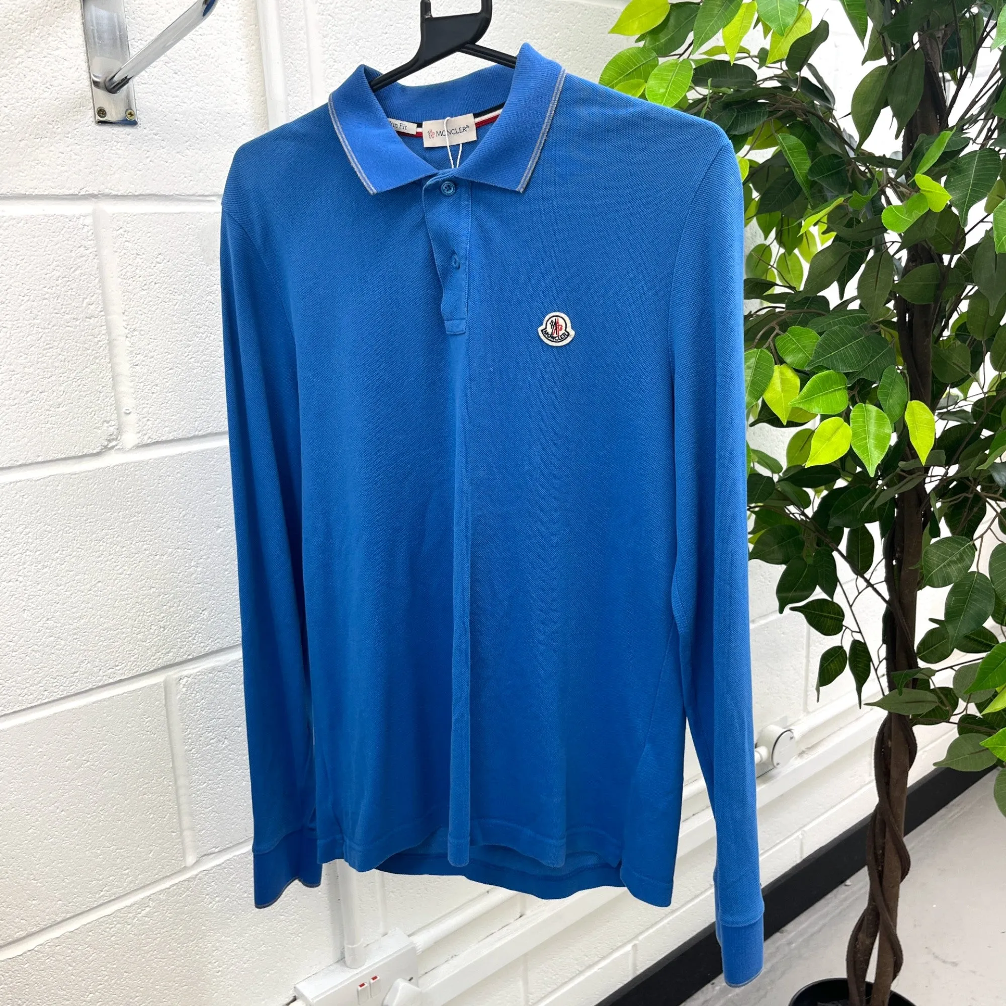 Men's Maglia Polo Shirt Blue Size M