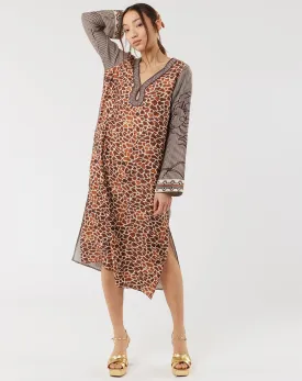 Natalie Keyhole Chocolate Dress