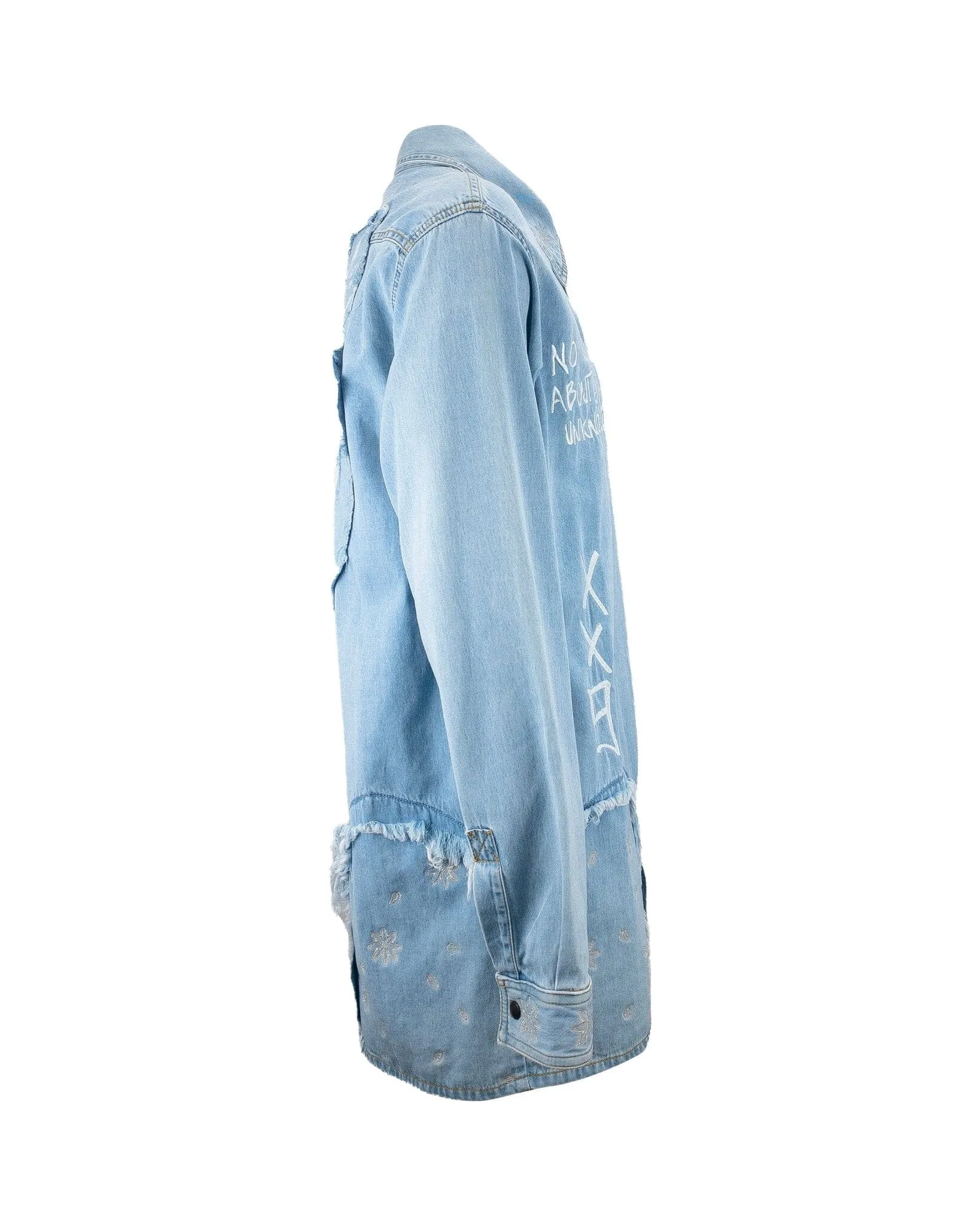 Shirt Over Denim Embroidered