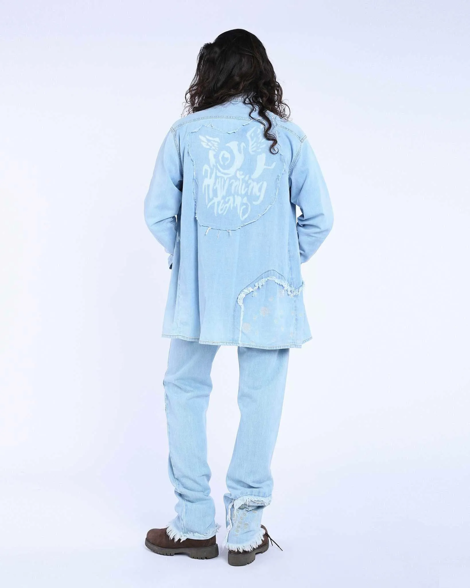Shirt Over Denim Embroidered