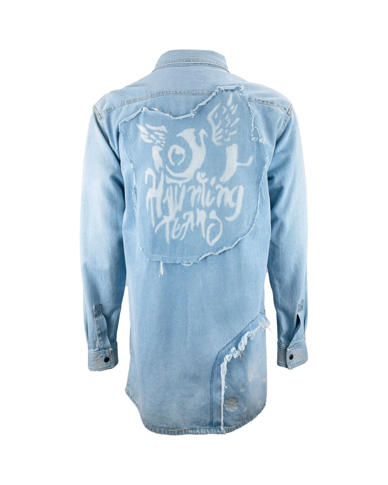 Shirt Over Denim Embroidered