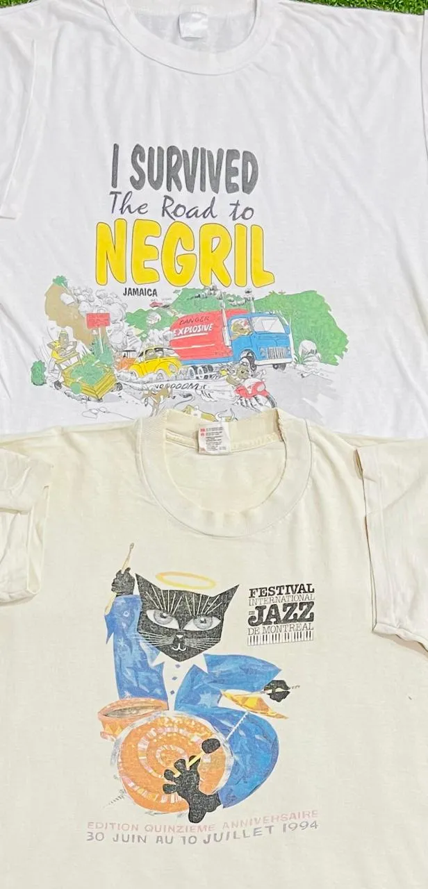 Single Stitch Printed T-Shirts, 10 Pcs