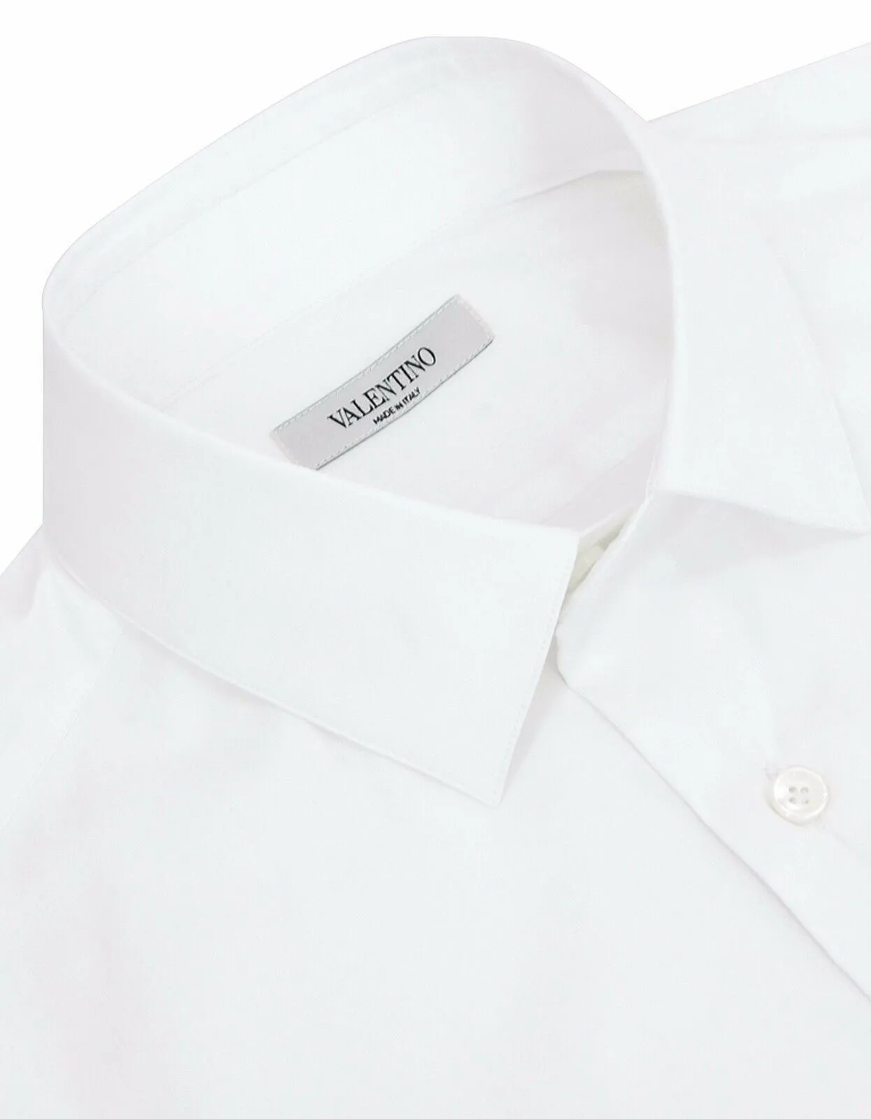 White Fitted Cufflink Shirt