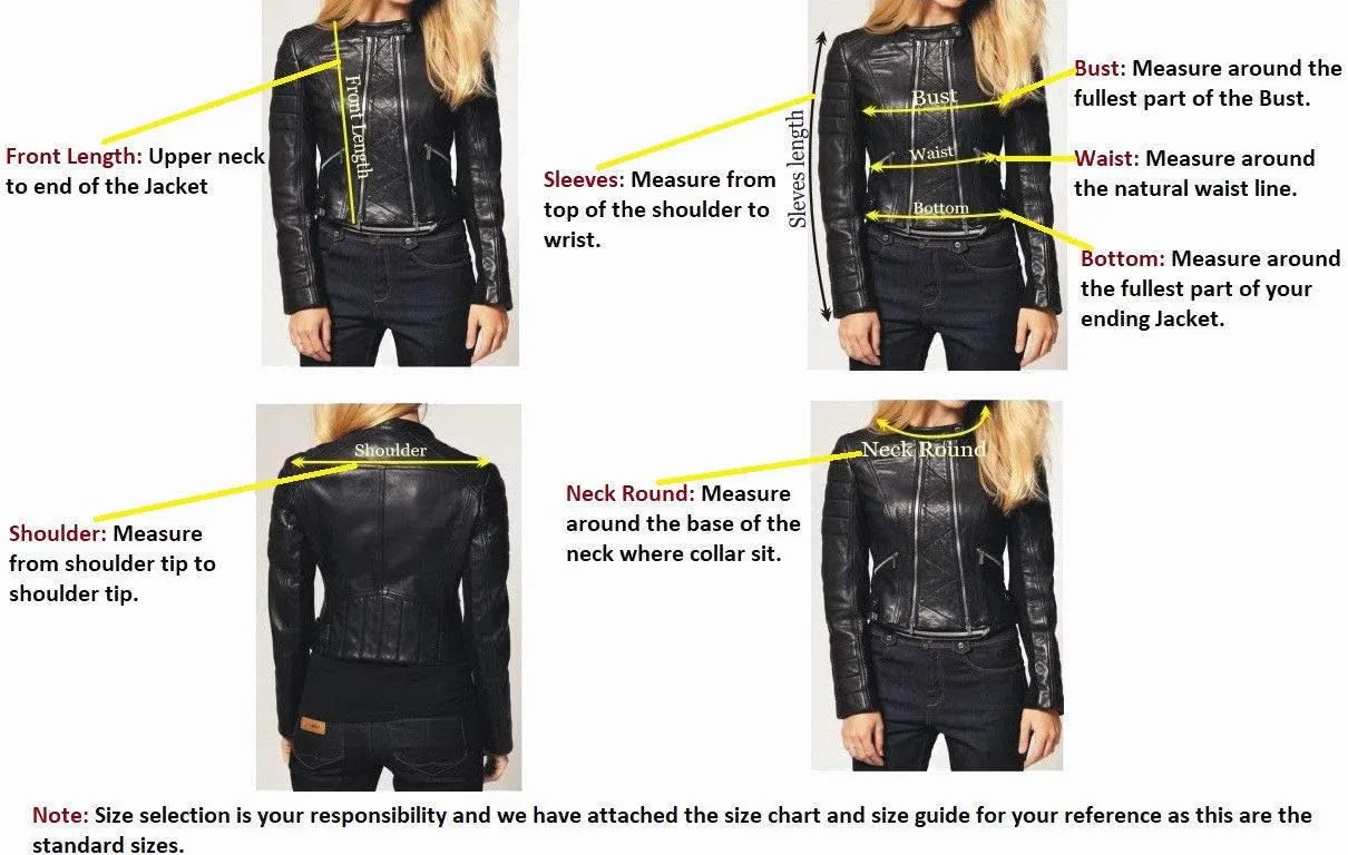 Womens Leather Shrug Lambskin Leather Crop Moto Bolero Shrug Black Jacket Slim Fit WJ018