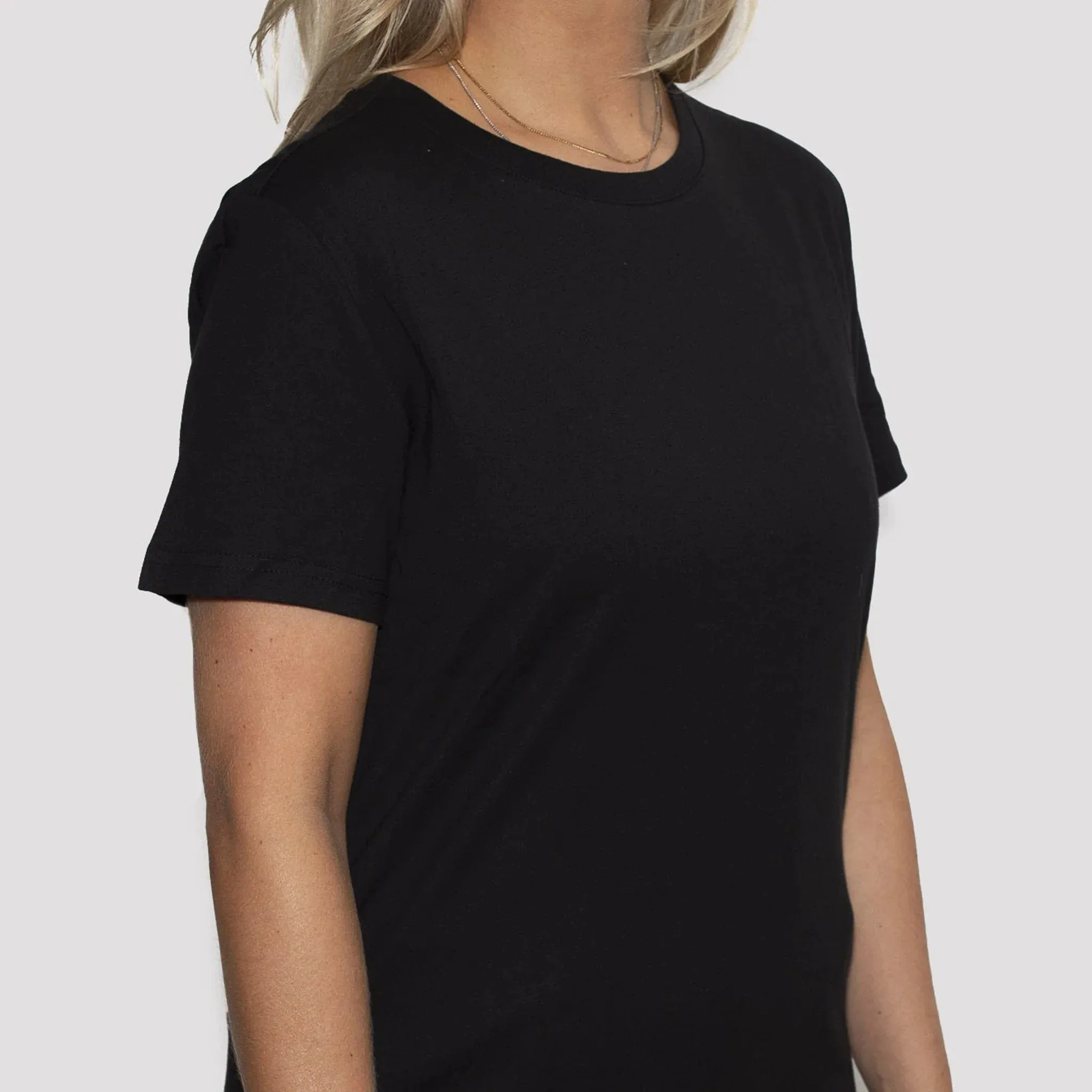 Women’s Recycled Cotton T-Shirt, Black